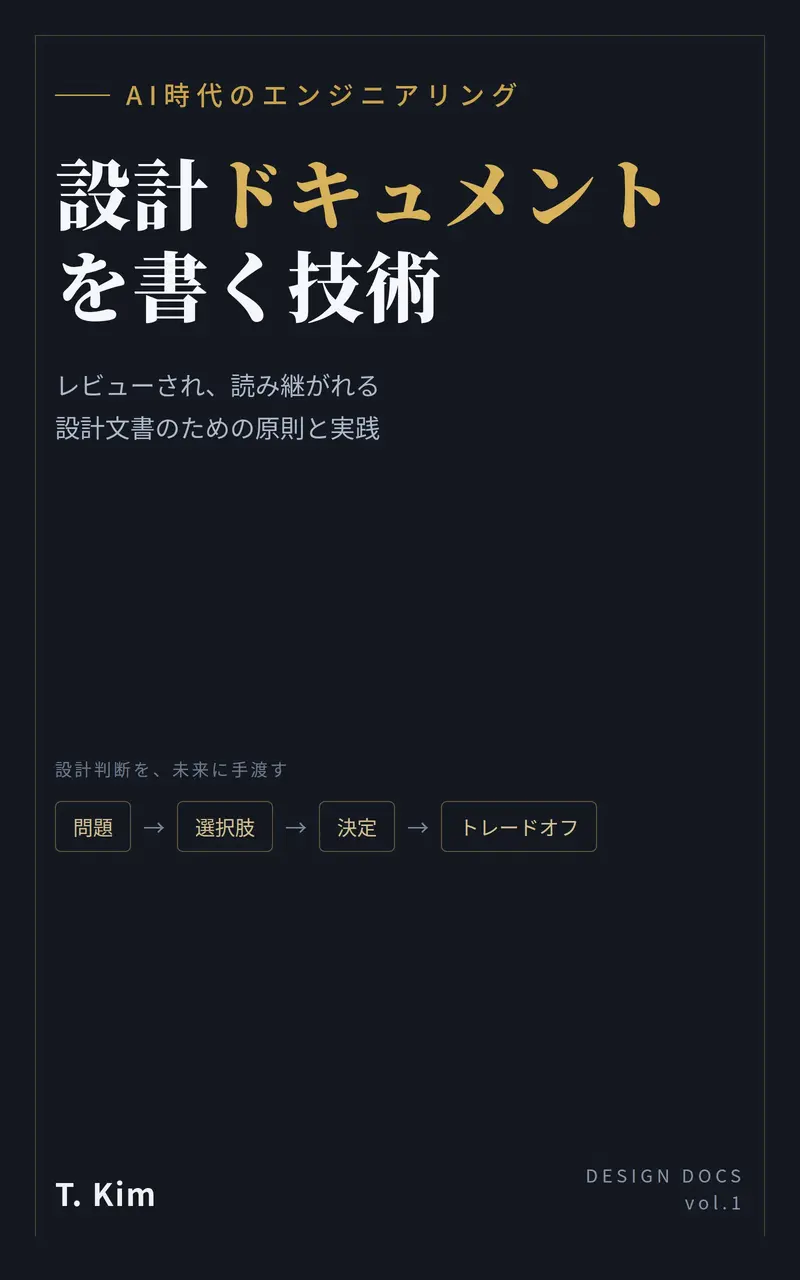 AI時代の設計ドキュメントを書く技術 の表紙